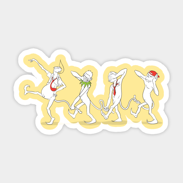 The Procession Sticker by UffdaGames